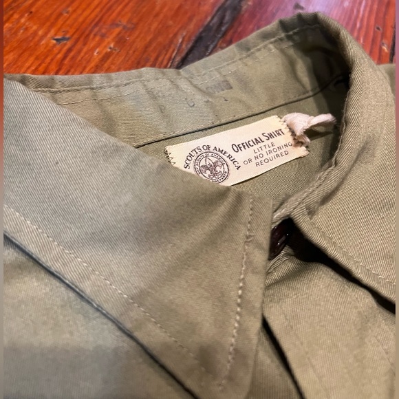 70’s Boy Scouts Dress Shirt - Picture 3 of 4